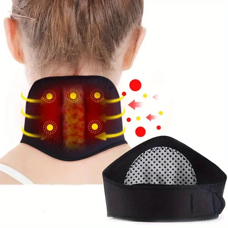 2 magnetic neck pads for full body relaxation - odorless, beauty spa equipment, neck massager, facial and neck massager