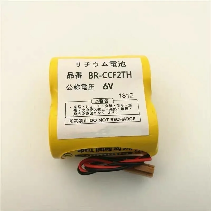 6PCS Replacement battery BR-CCF2TH with plug BR-CCF2TH 6V 5000mah programmable lithium-ion battery