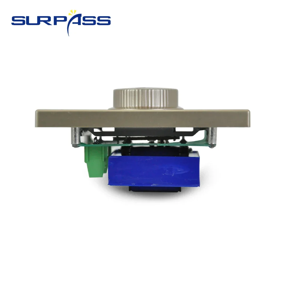 Regulator głośności Panel ścienny pięciopoziomowy segmentowy jednokierunkowy przełącznik sterowania kanałem głośnikowym 100V/70V dla hotelu