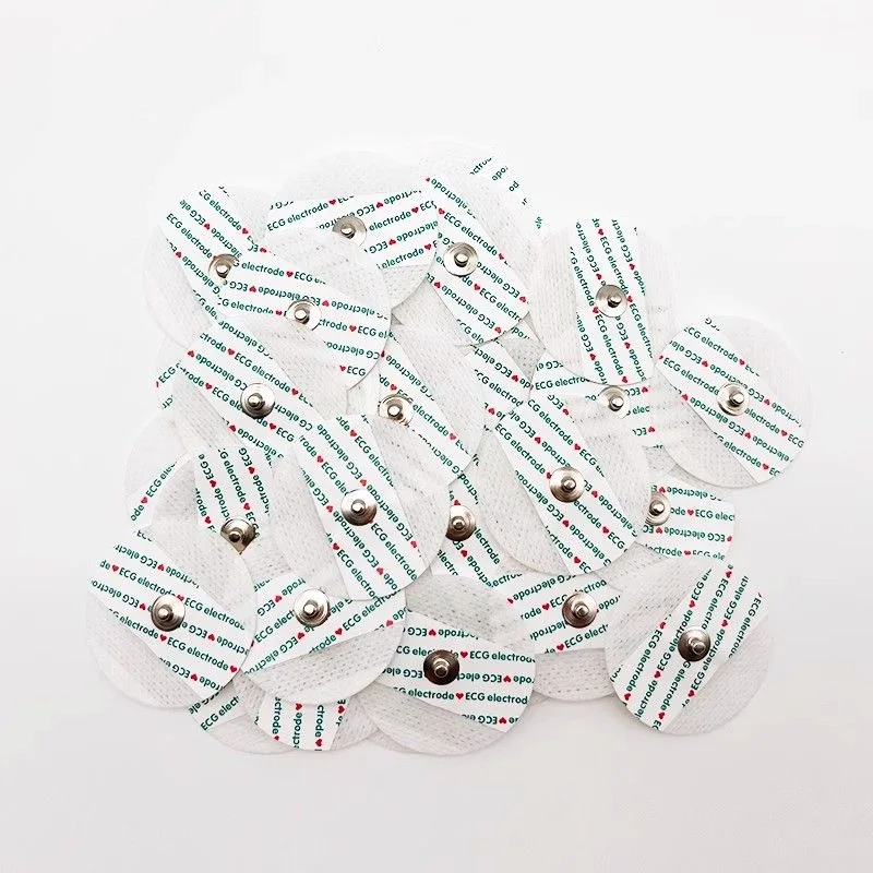 50 قطعة أقطاب ECG الكهربائية الطبية القابل للتصرف التصحيح EKG ملحق غير المنسوجة
