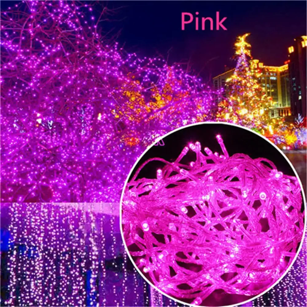 10M 100 LED String Light for Wedding Fairy Christmas Lights Outdoor Twinkle Christmas Tree Decoration Outdoor LED Christmas