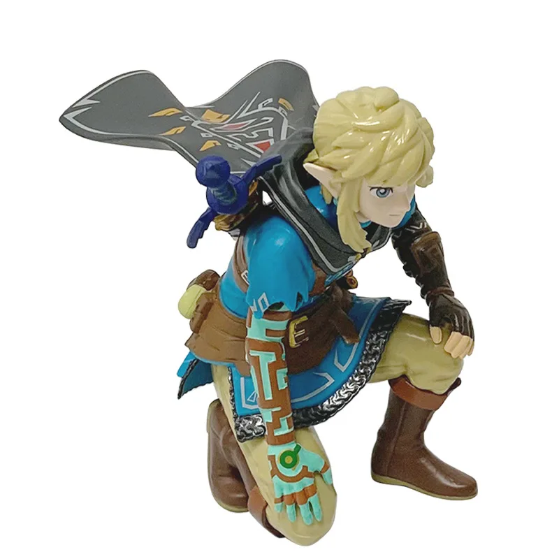 Leyenda de Zelda Kingdom Tears، روابط de Posicion en cuclillas، model de PVC fait a mano، periérico de juego، model fait a