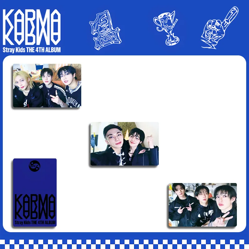 SKZOO "KARMA" Album Card Mingxin Special Card Lucky Card Random Card Peripheral Stars StrayKids Collection Card