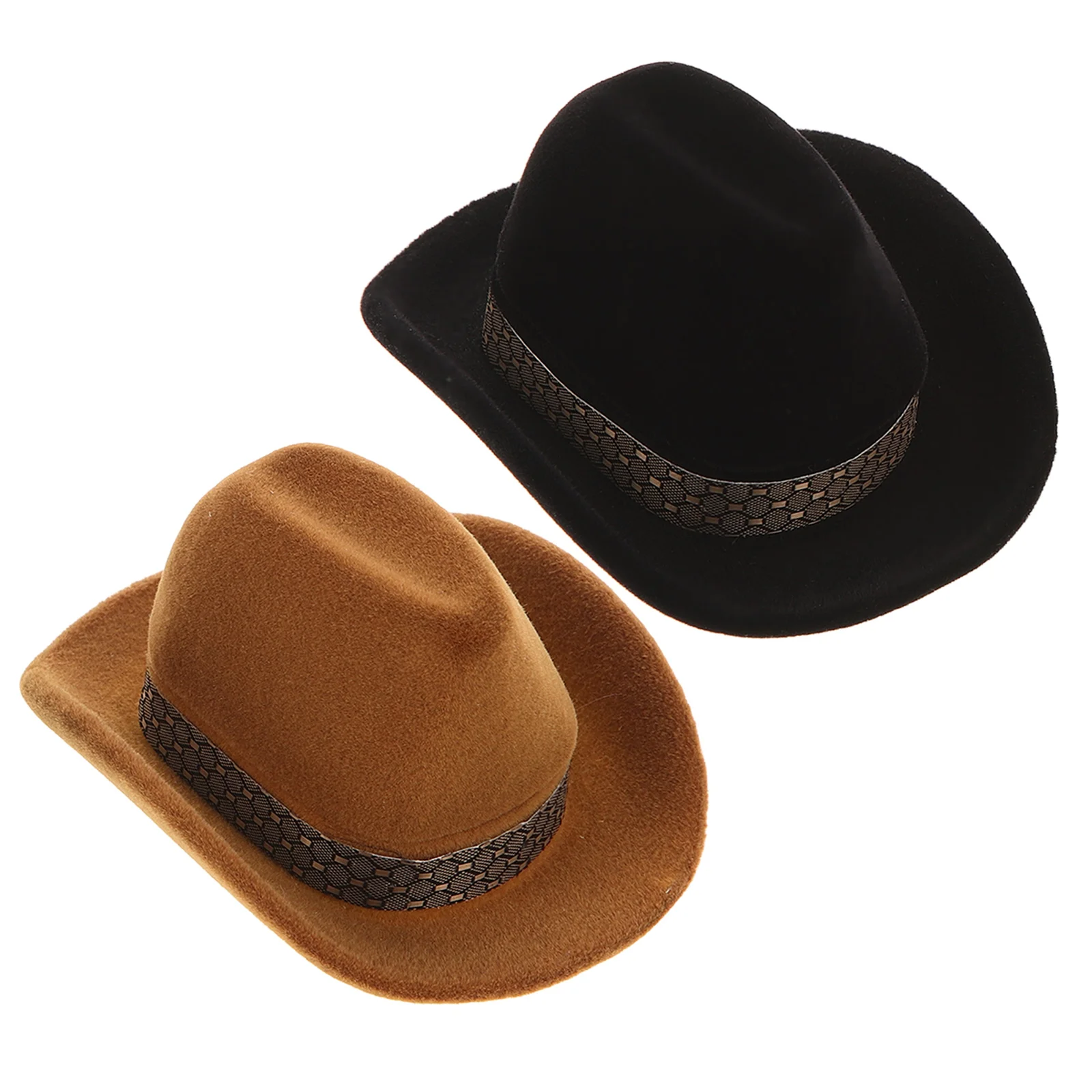 

2 шт., коробка для колец в форме шляпы, предложение для свадьбы и помолвки, декоративное хранилище ювелирных изделий, коробка для колец в форме шляпы, декоративные коробки