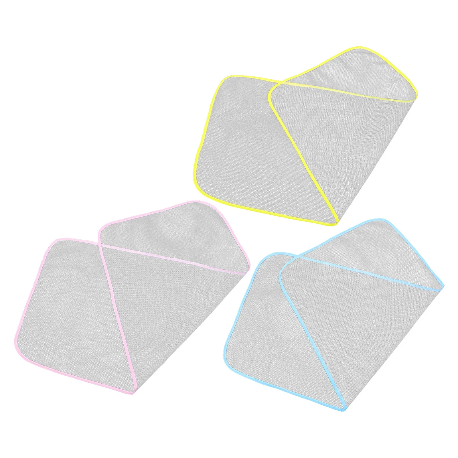 3Pcs Protective Ironing Cloth Heat-Resistant Mesh Ironing Cover Quilted Insulated Pad Clothes Protector for Sewing Laundry