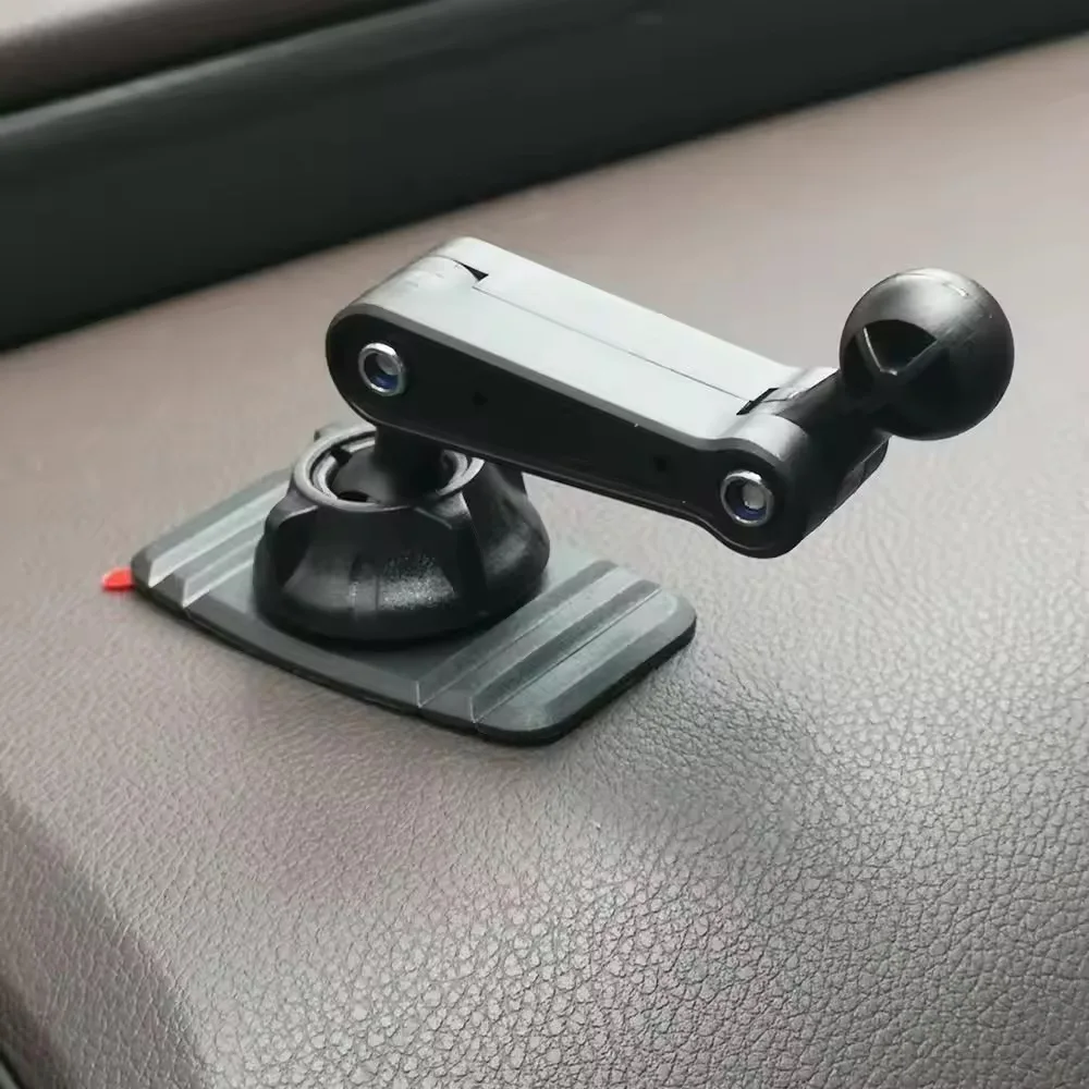 Universal 17mm Ball Head Car Dashboard Self Adhesive Base 360 Degree Rotation Phone Holder Cellphone Support Bracket Accessories
