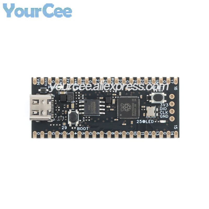 5 قطعة/1 قطعة RP2350A V20 4MB 16MB فلاش تطوير الأساسية لوحة تركيبية RP2350 RISC-V Hazard3 520KByte MicroPython/C/C ++ C لاردوينو