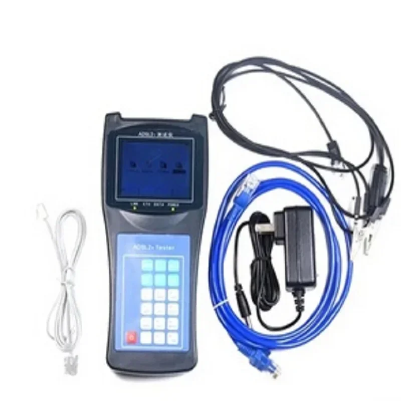 High Precision ADSL2+ Tester ADSL Meter Measuring Broadband Traffic with DMM Function High Quality WAN LAN PING Meter