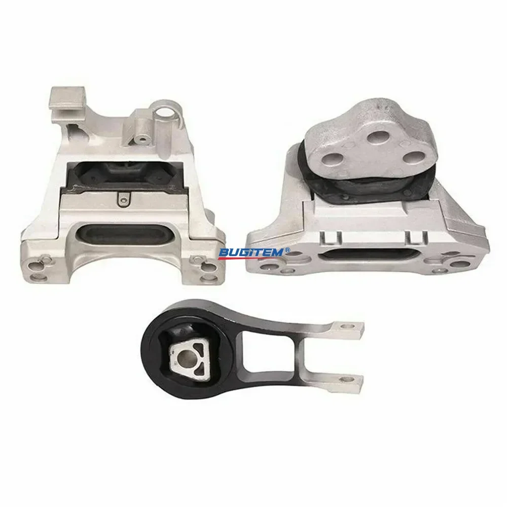 3PCS Transmission Mount Set 68192831AF 68418876AB 68157441AD For Jeep Cherokee 2.4L 2014-2019 Complete Engine Motor Mount