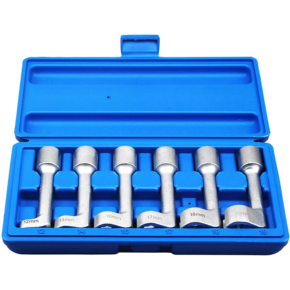 

6-Piece Fuel Injector Pipe Joint Socket Wrench 1/2 12mm 14mm 17mm 18mm 19mm