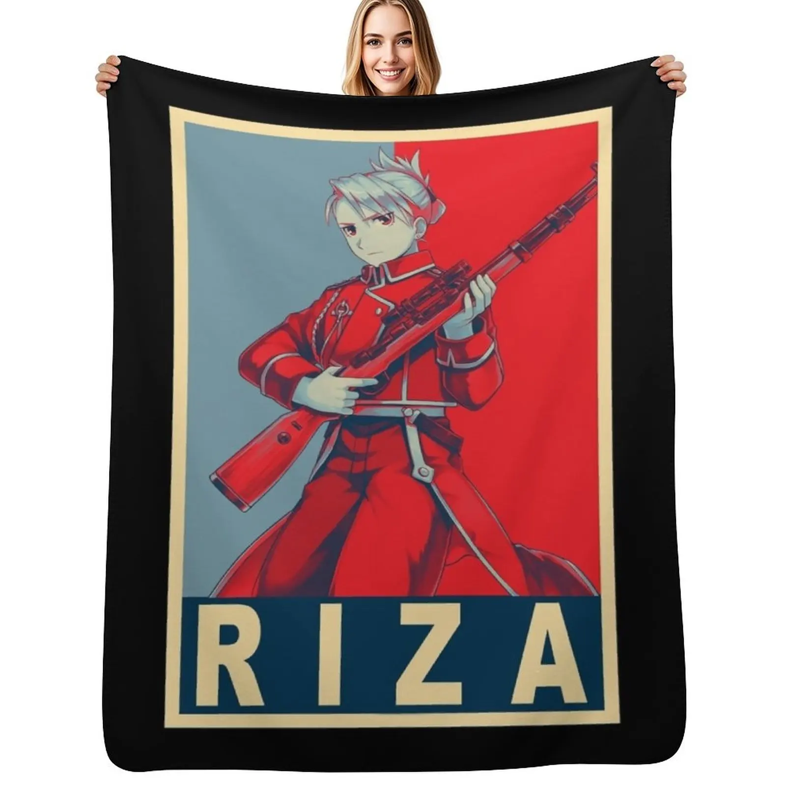 

Hawkeye Riza - Poster Throw Blanket Flannels for babies Softest Blanket