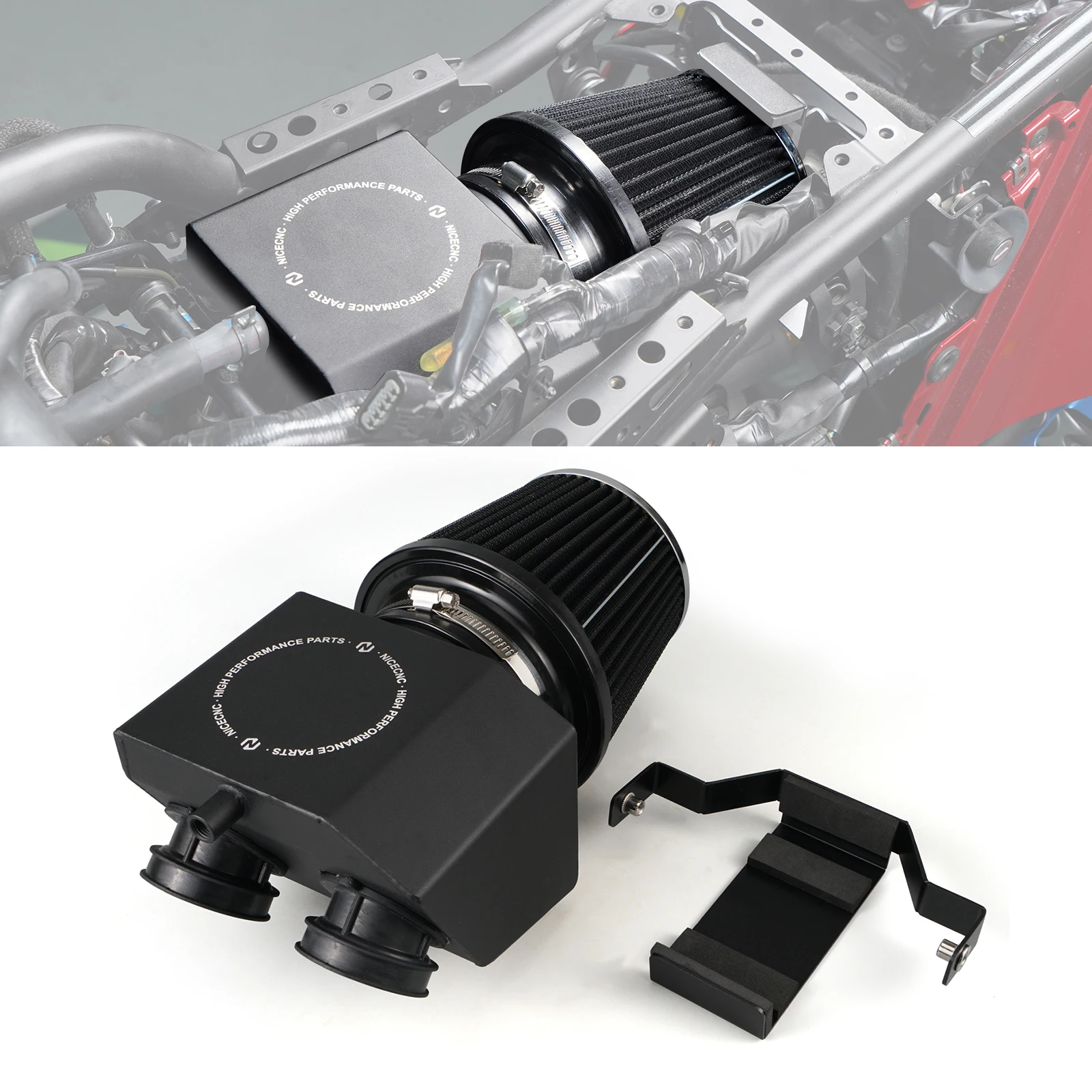 NICECNC For Yamaha Tenere 700 2022-2024 Air Filter Box Assembly Air Cleaner Case For Tenere 700 Accessories BW3-14401-02-00