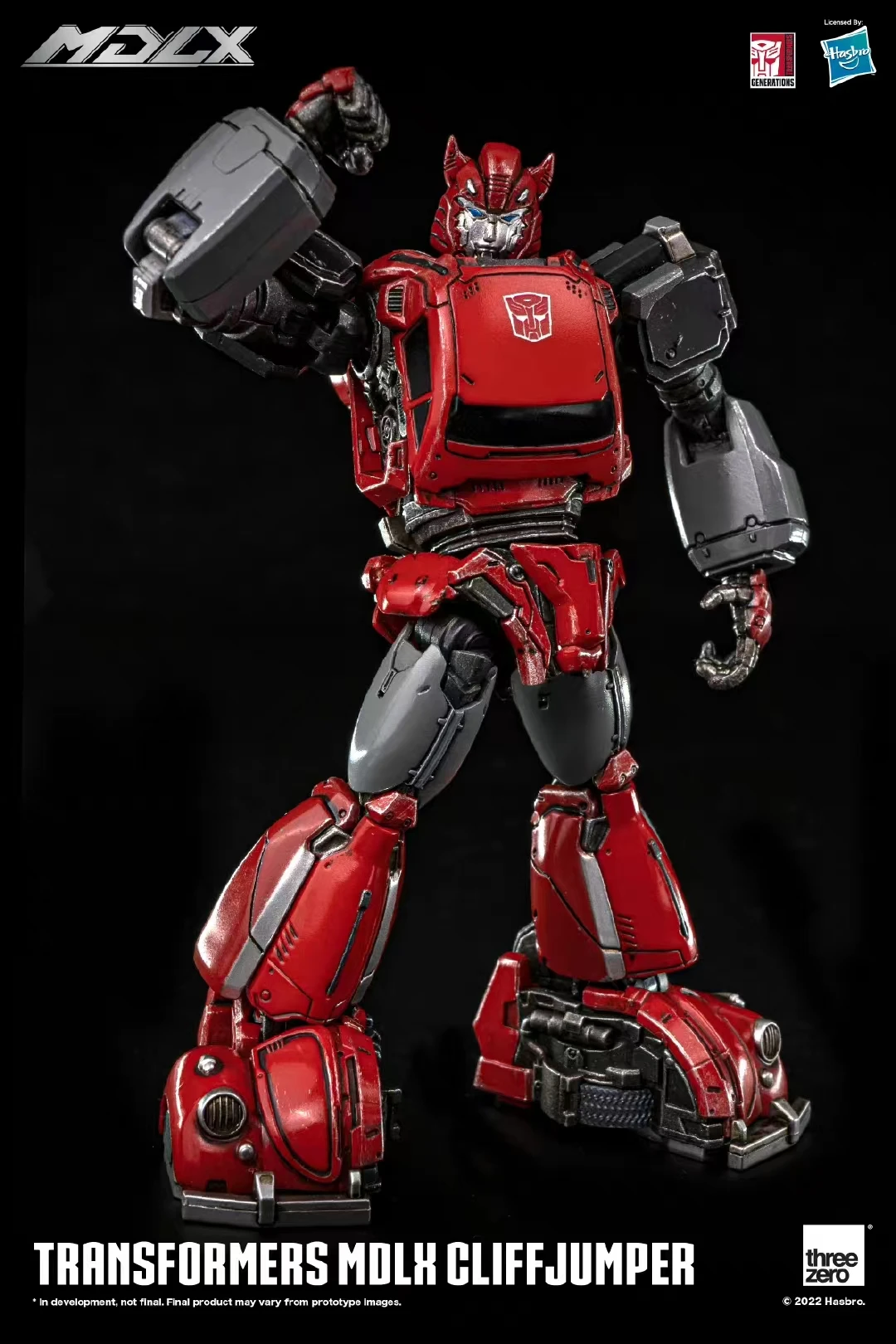 [IN STOCK] Original ThreeZero 3A G1 MDLX Transformation Cliffjumper High Quality 36 Places To Move Action Figure With Box