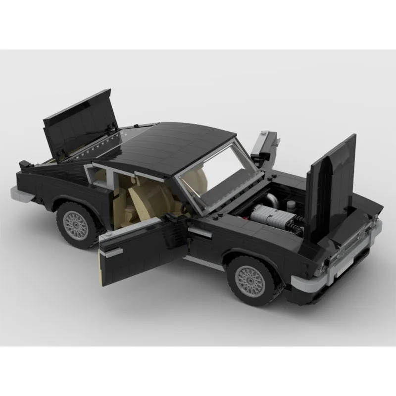 MOC- 198147   Schwarz Neues Supercar Racing Bausteinmodell • 1508 Teile Pädagogische Junge Kinder Weihnachtsbausteine Spielzeug Geschenk