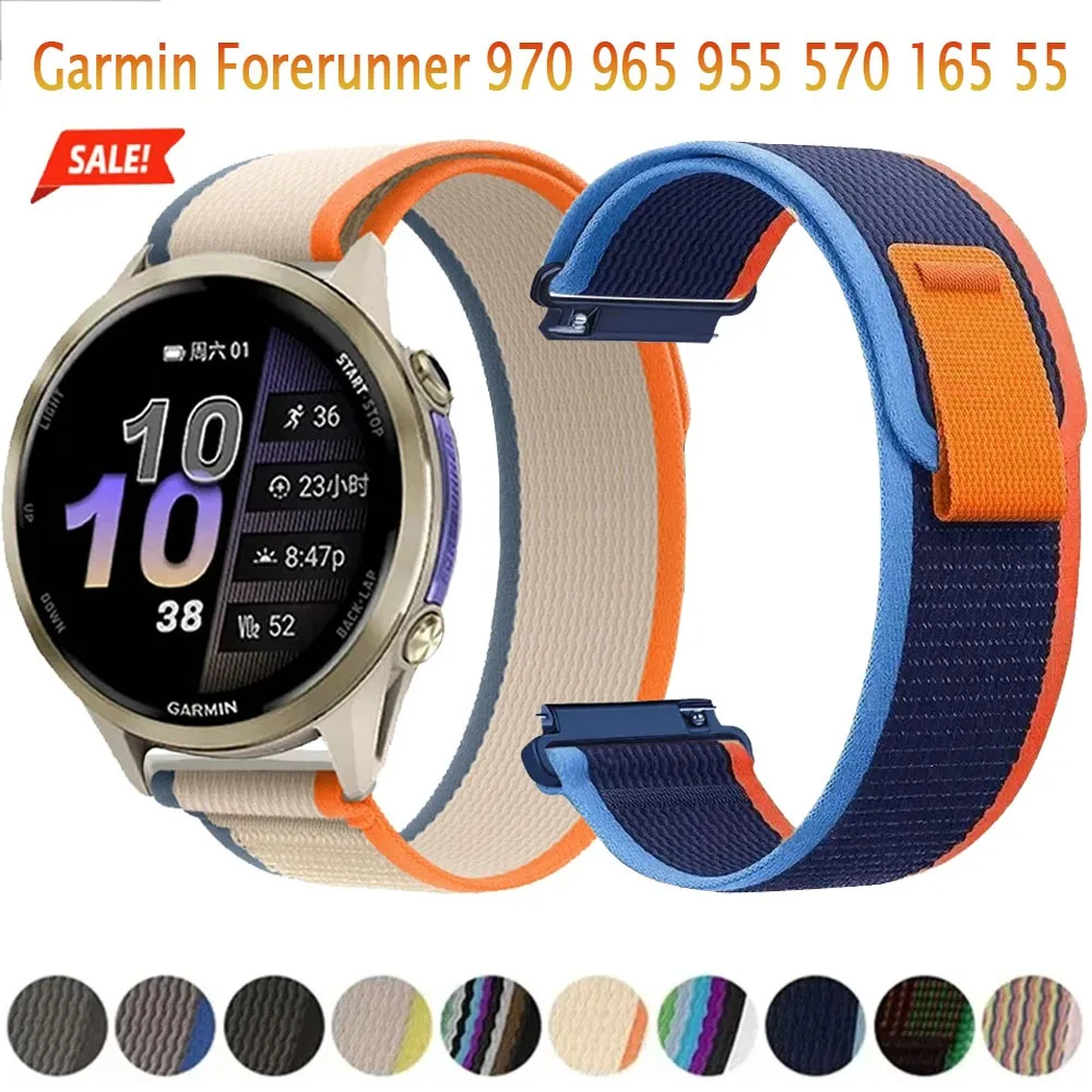 22/20 mm Trail-Nylonarmband für Suunto Vertical 2-1/Run/Race 2 Sport, bequemes Armband für COROS APEX 4 42 mm/2 Pro/PACE Pro/3