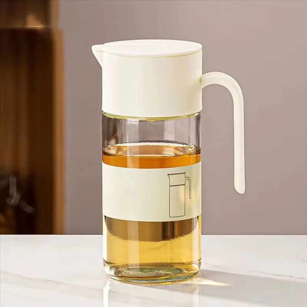 

Термостойкий дозатор масла без капель, боросиликатное стекло, двойной дозатор уксуса, 550 мл, автоматическая герметичная банка для масла, кулинарное масло