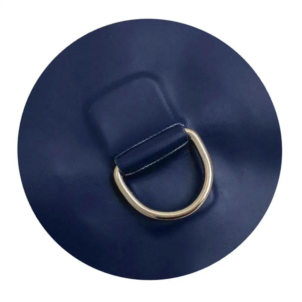 

Inflatable Boat D Ring Patch Deck Attachment .25 inch 110mm Dia - Blue