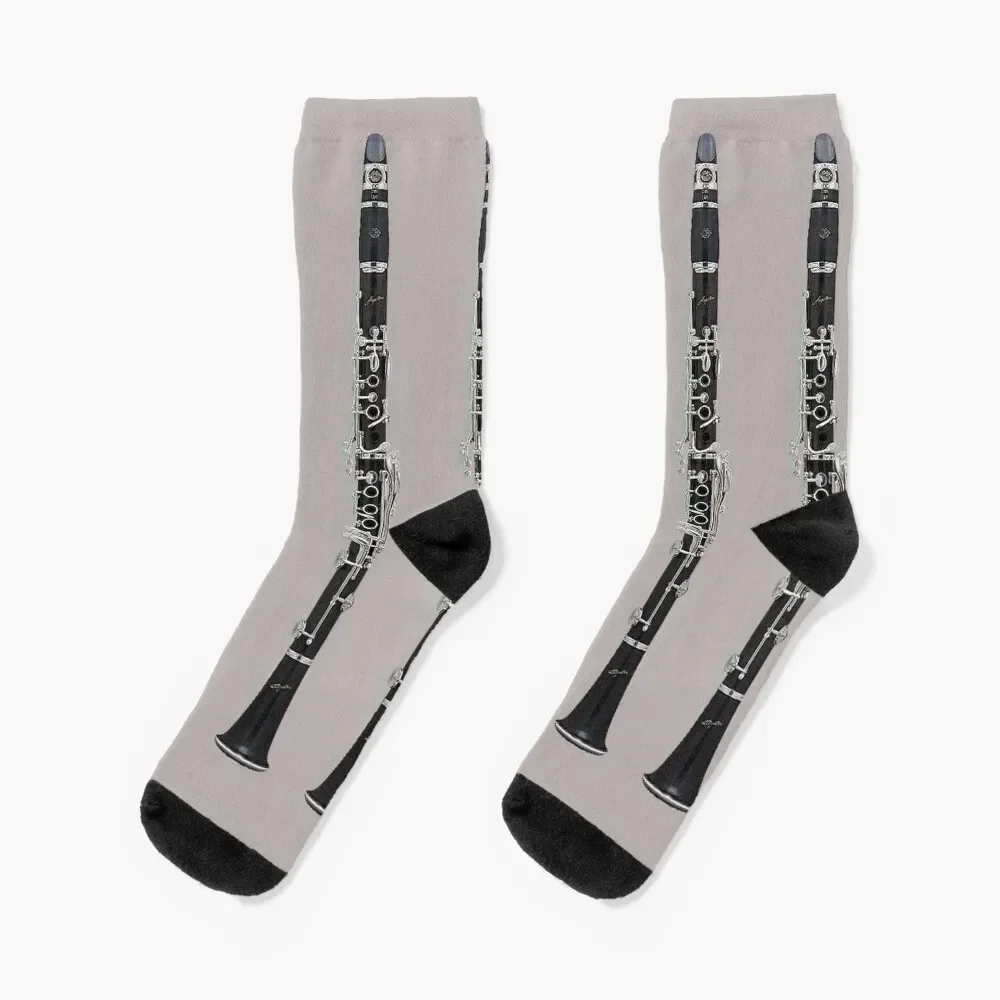 The Clarinet Licorice Stick Socks fashionable set Toe sports winter thermal Socks Women Men's