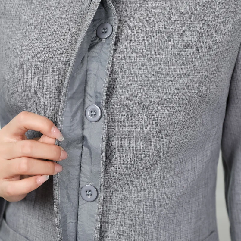 Cleaning Service Long Sleeve Autumn Winter Hotel Guest Room Cleaner Work Uniform Top Property Auntie Workwear Uniform