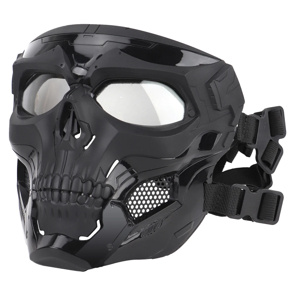 

Skull Full Scary Halloween Purge Black Mens Protection Masks Cosplay Accessories