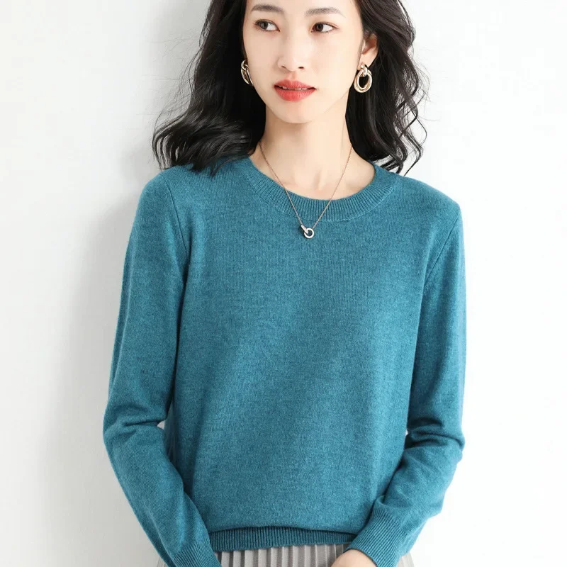 Women Sweater O-neck Autumn Winter Basic Pullover Warm Casual Pulls Jumpers Korean Fashion Spring Knitwear Bottoming Shirt 2026 3 Women Sweater O-neck Autumn Winter Basic Pullover Warm Casual Pulls Jumpers Korean Fashion Spring Knitwear Bottoming Shirt 2026 3