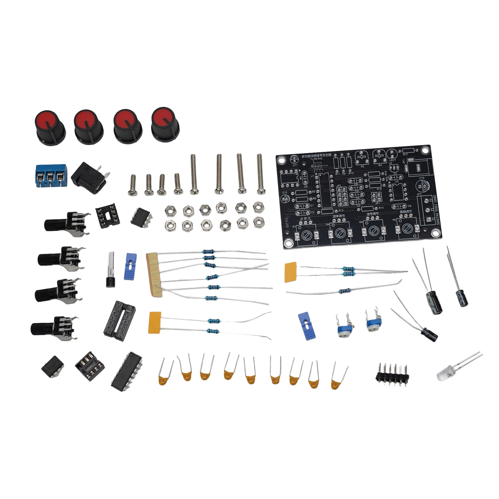 DIY ICL8038 Signal Generator Kit Generate Sine Triangle Square Waves with Adjustable Duty Cycle from 2% to 95%
