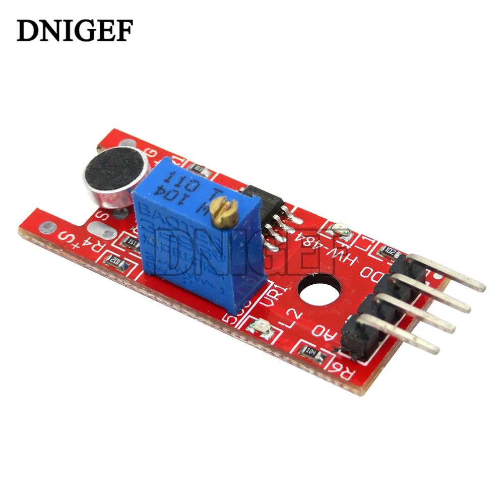 Microphone Voice Sound Sensor Module Analog Digital Output Sensors KY-038 For Arduino KY 038 High Sensitivity Sound Detection