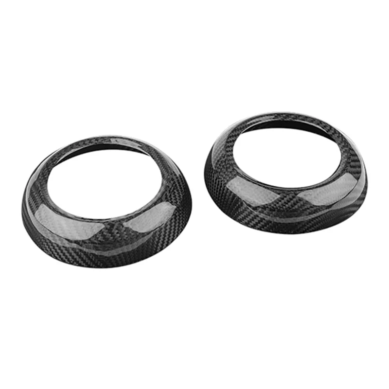 

Carbon Fiber Dashboard Side Air Vent Housing Outlet Frame Cover Trim For MINI Cooper S F55 F56 F57 2021 2022