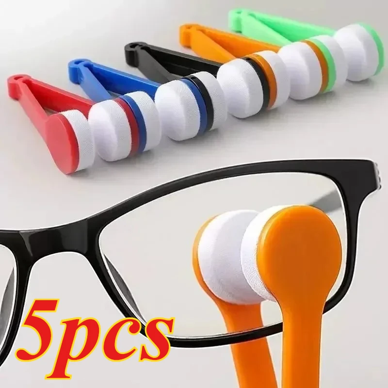 Nuevo cepillo de microfibra suave para gafas (doble cara) - Nuevo limpiador creativo de gafas y herramienta para limpiar lentes
