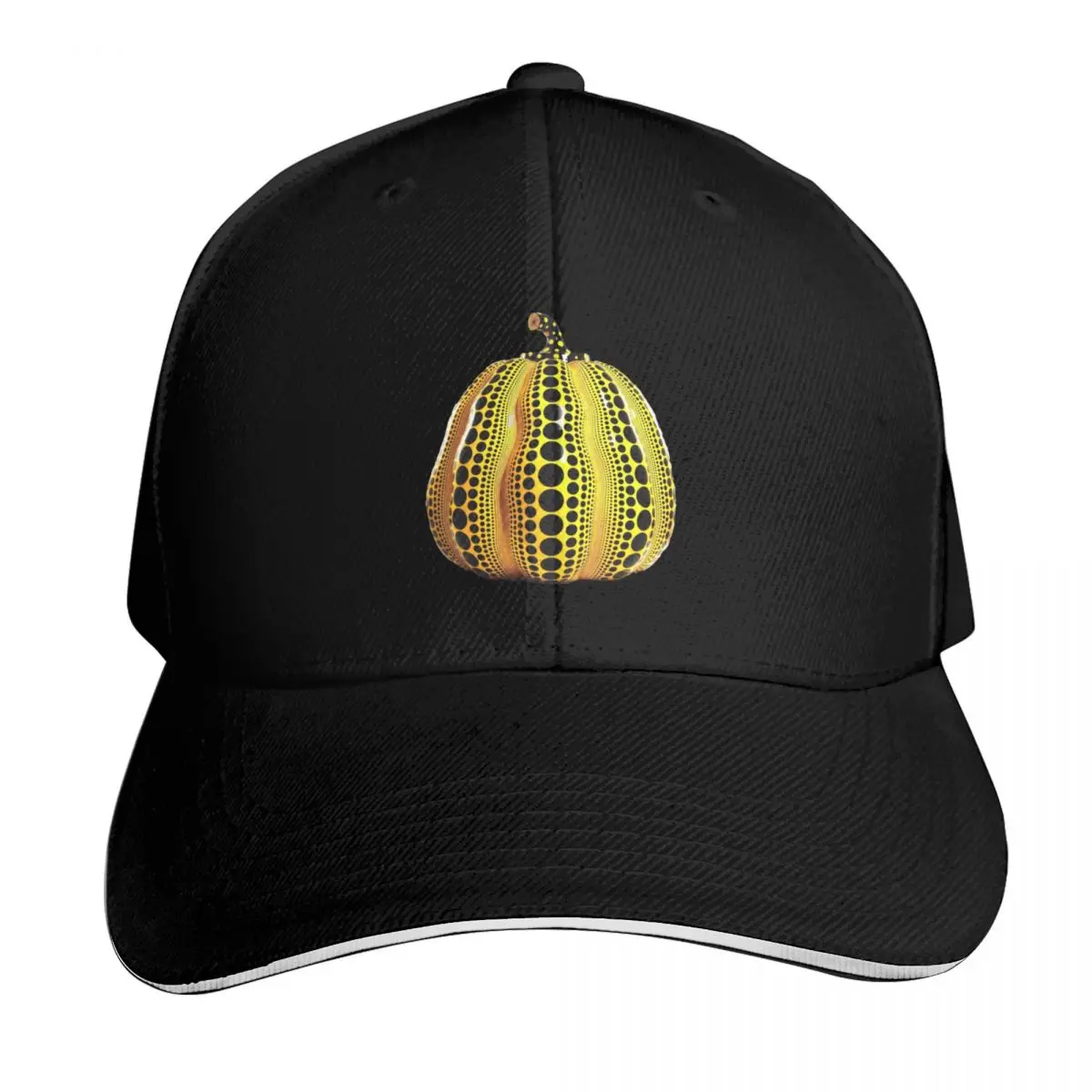 

Yayoi Kusama - Real Yellow Pumpkin Baseball Cap winter hats for men Sunhat black Hat Man Luxury For Men Women's