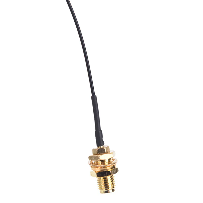 6 dBi 2,4 GHz 5 GHz Dualband-WLAN-RP-SMA-Antenne + 1 x 12 cm U.fl IPEX-Kabel N8S5