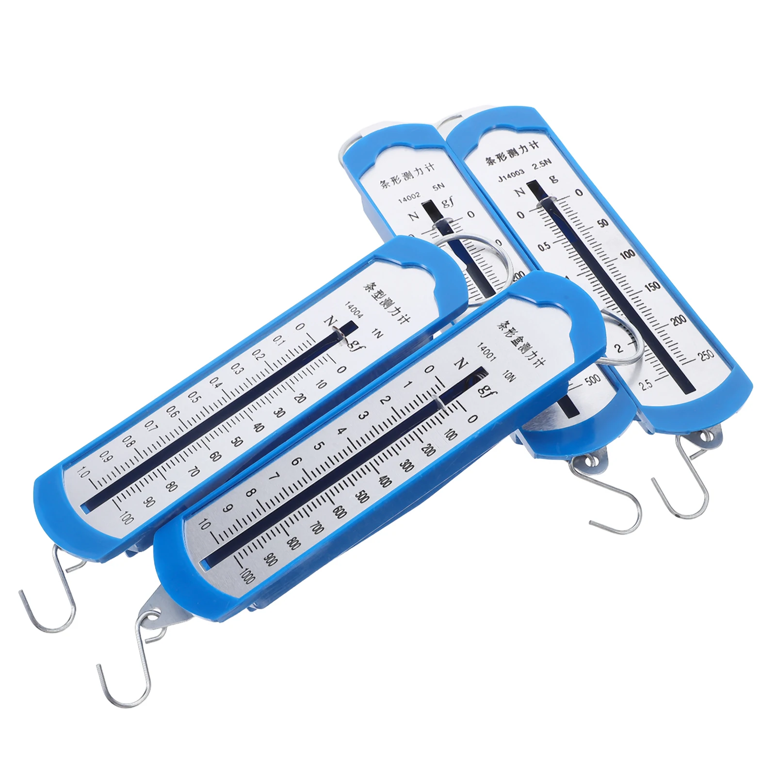 

4Pcs Physics Experiment Spring Scales Teaching Instrument Precision Force Meter Scientific Classroom Scale Set Accurate