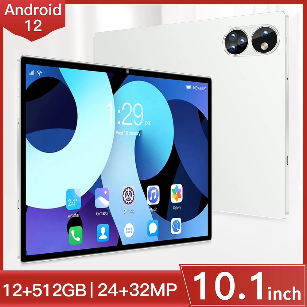 Tablet PC New 10.1-inch tablet Eye Care Game Office Brush video Students learn with Tablet Type-C interface