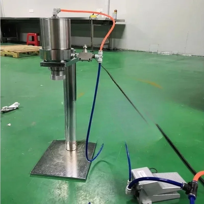 Factory direct sales pneumatic semi-automatic air freshener aerosol can bag valve removal tool machine tool