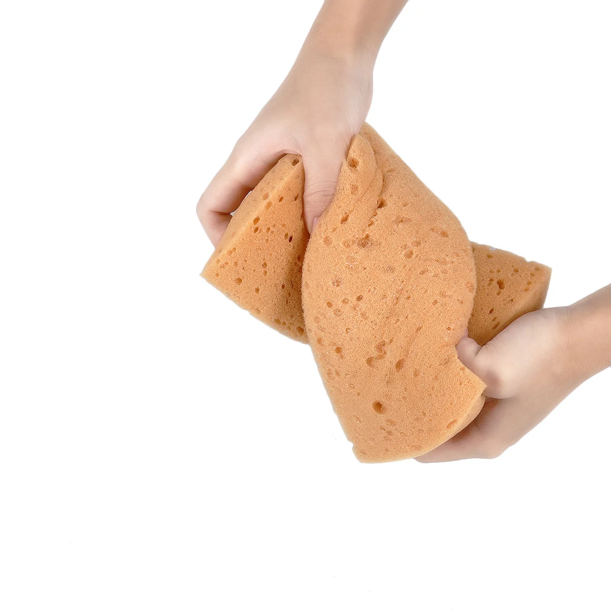 إسفنجة غسيل السيارات أصفر ناعم ماص سهل التنظيف قوي لامتصاص الماء خالية من الخدش إسفنجة تنظيف السيارات سريعة الجفاف