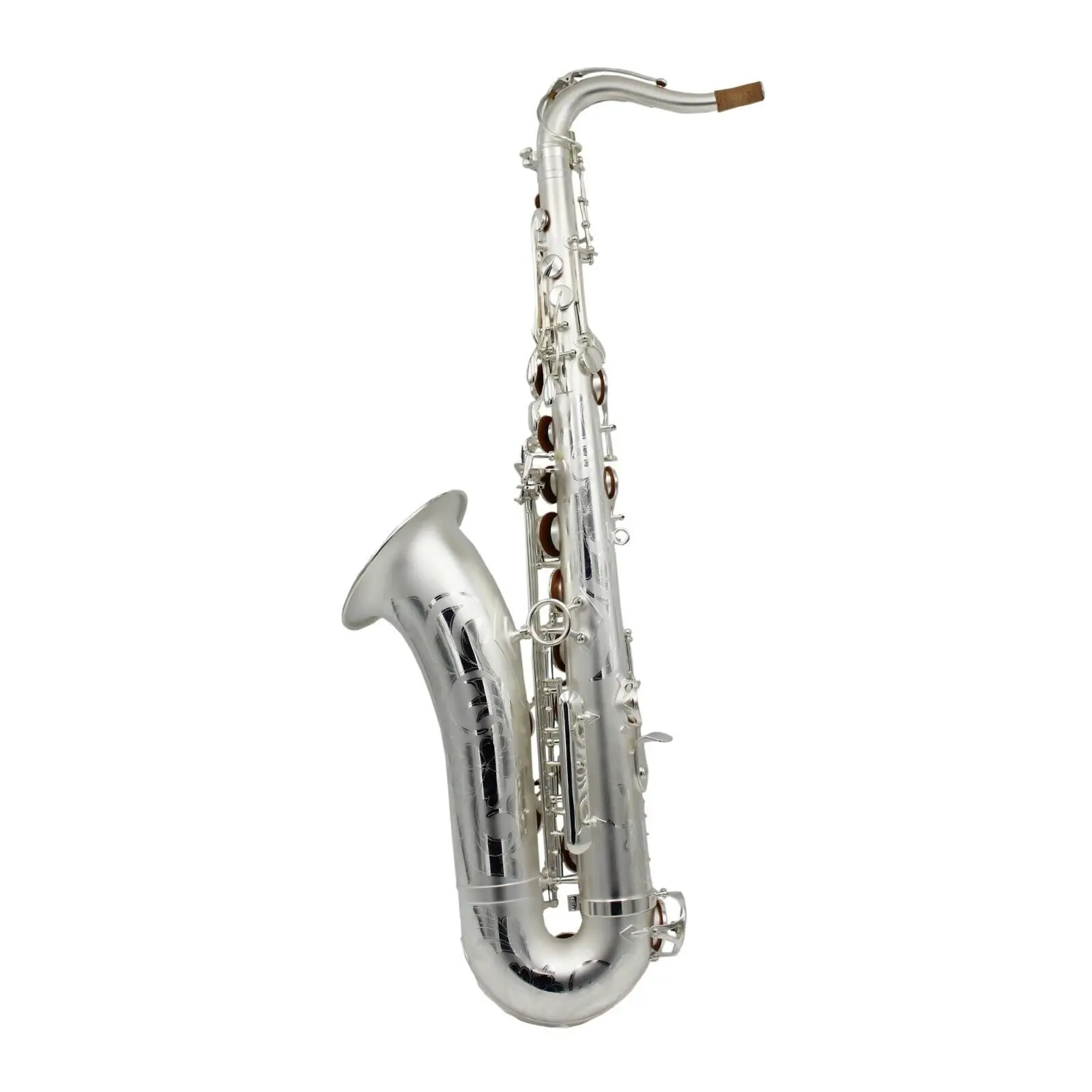 Pro New satin silver plated Tenor Saxophone tenor sax R54 type by Eastern music