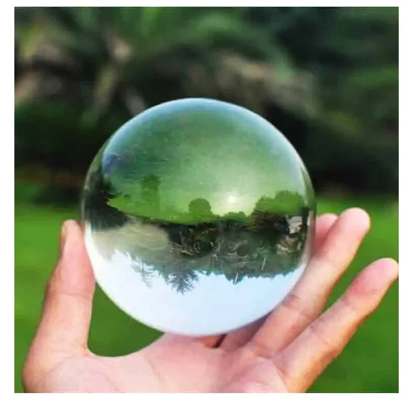 80MM Crystal Ball/ Contact Juggling Ball Clear Acryl Magic Trick Stage Accessories Classic Magia Illusion Prop Gimmicks