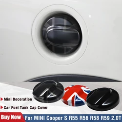 Brand New Plastic Style Black Fuel Tank Cover For MINI Cooper S JCW R55 R56  R58 R59 2.0T Car-Styling Decoration Accessories