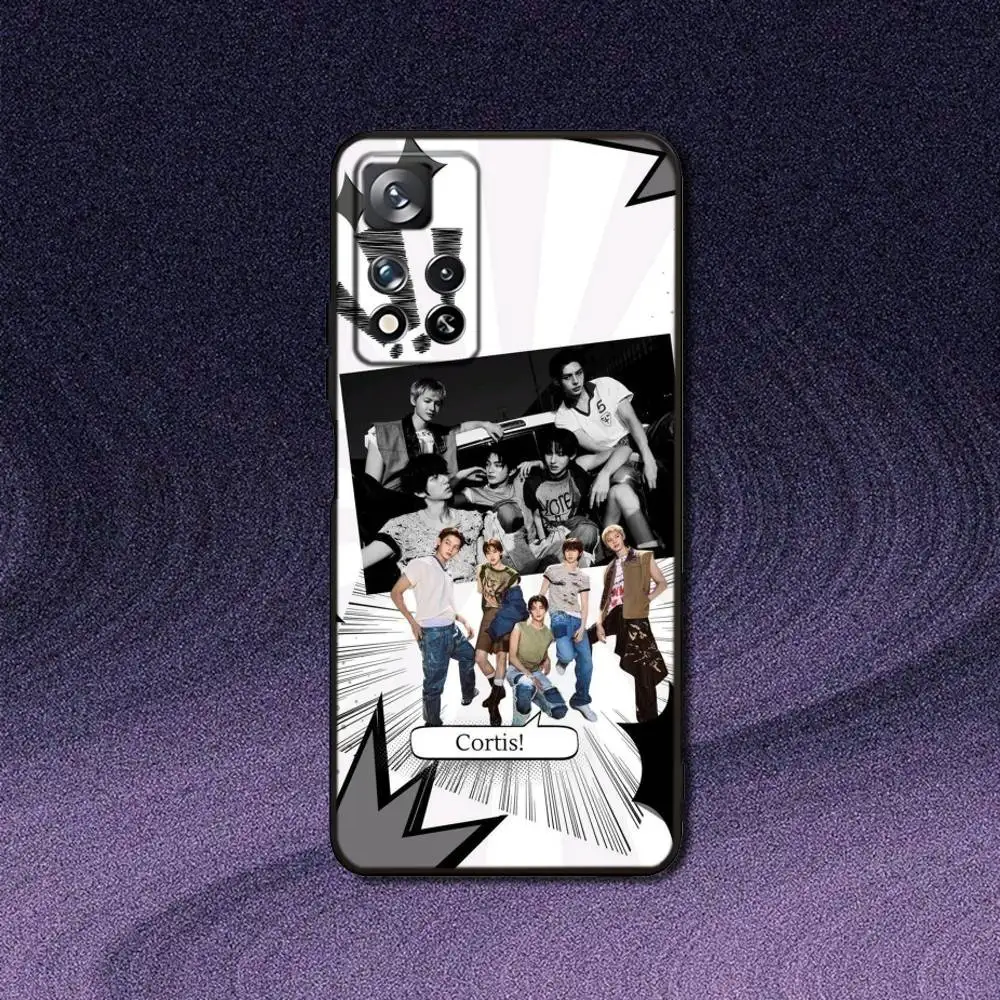 حافظة هاتف C-Cortis Go Boys Kpop لهاتف سامسونج S 25,24,23,22,30,21,10,9,Ultra,Plus,Lite,FE,4,5G حافظة ناعمة سوداء