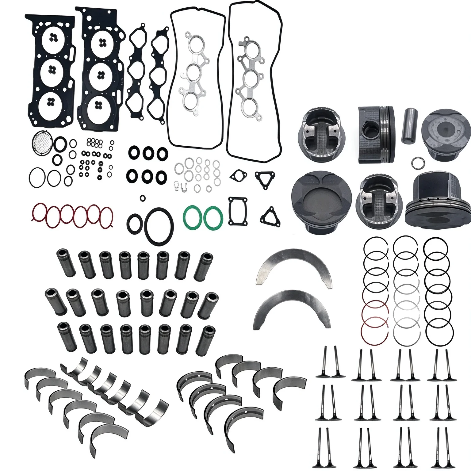 Engine Rebuild Kit For Toyota Crown Reiz Lexus IS250 GS250 5GR-FE 5GRFE 2.5L V6 24V DOHC GRX122 GRX132 2.5L V6 2005-2015