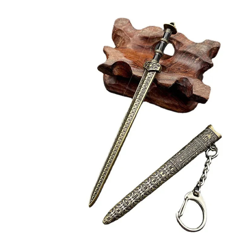 12cm all metal ancient sword, ancient cold weapon model decoration replica, miniature model toyt