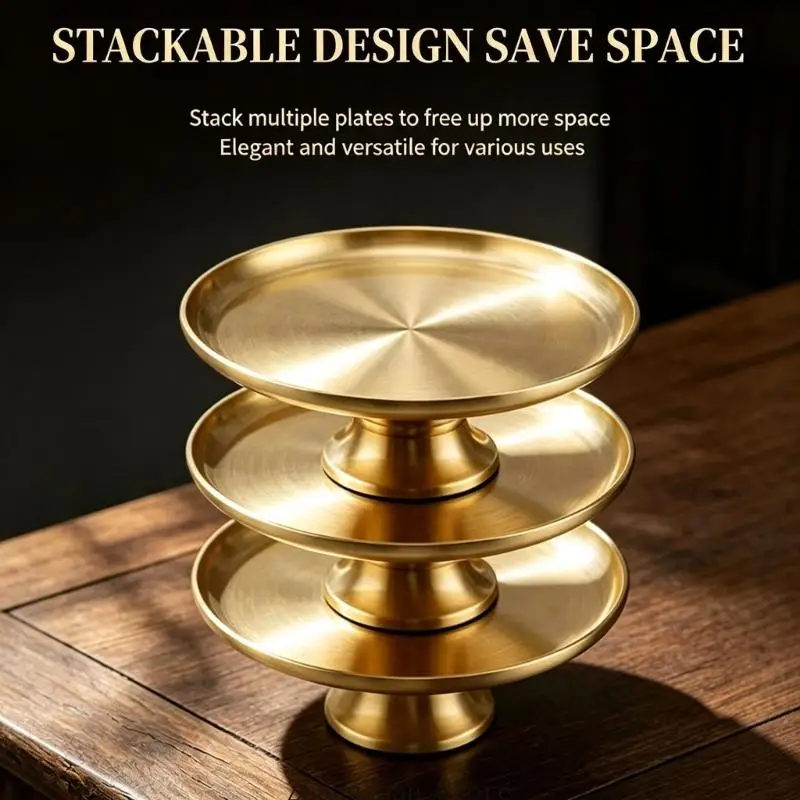 Metal Fruit Plate for Entry Table and Daily Display Use Home 3XUF