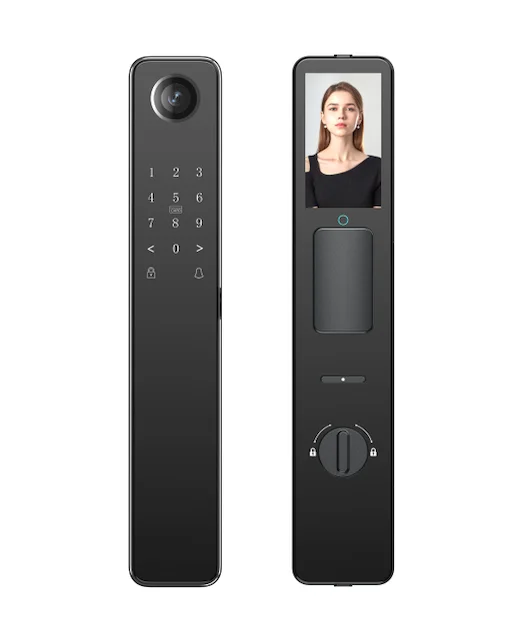 

Tuya New WiFi 3D Face Recognition Smart Lock 5" HD Video Intercom Palm Vein+Fingerprint+CAM Waterproof for Home Villa