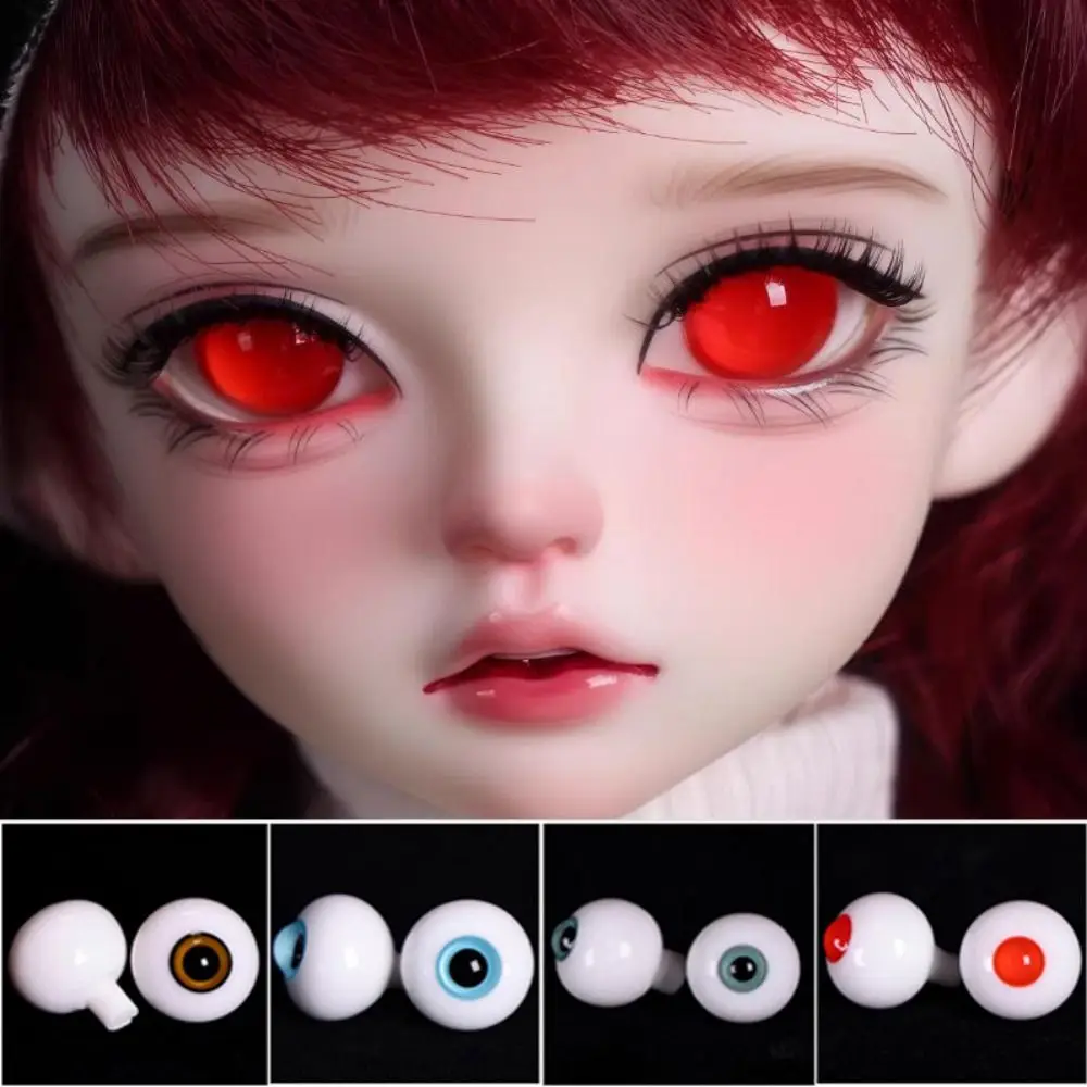 

Новые стеклянные глаза 10/18 мм, коричневые, красные, синие, милые, безопасные, для игрушек, аксессуары для рукоделия, для изготовления кукол, для кукол BJD 1/6.