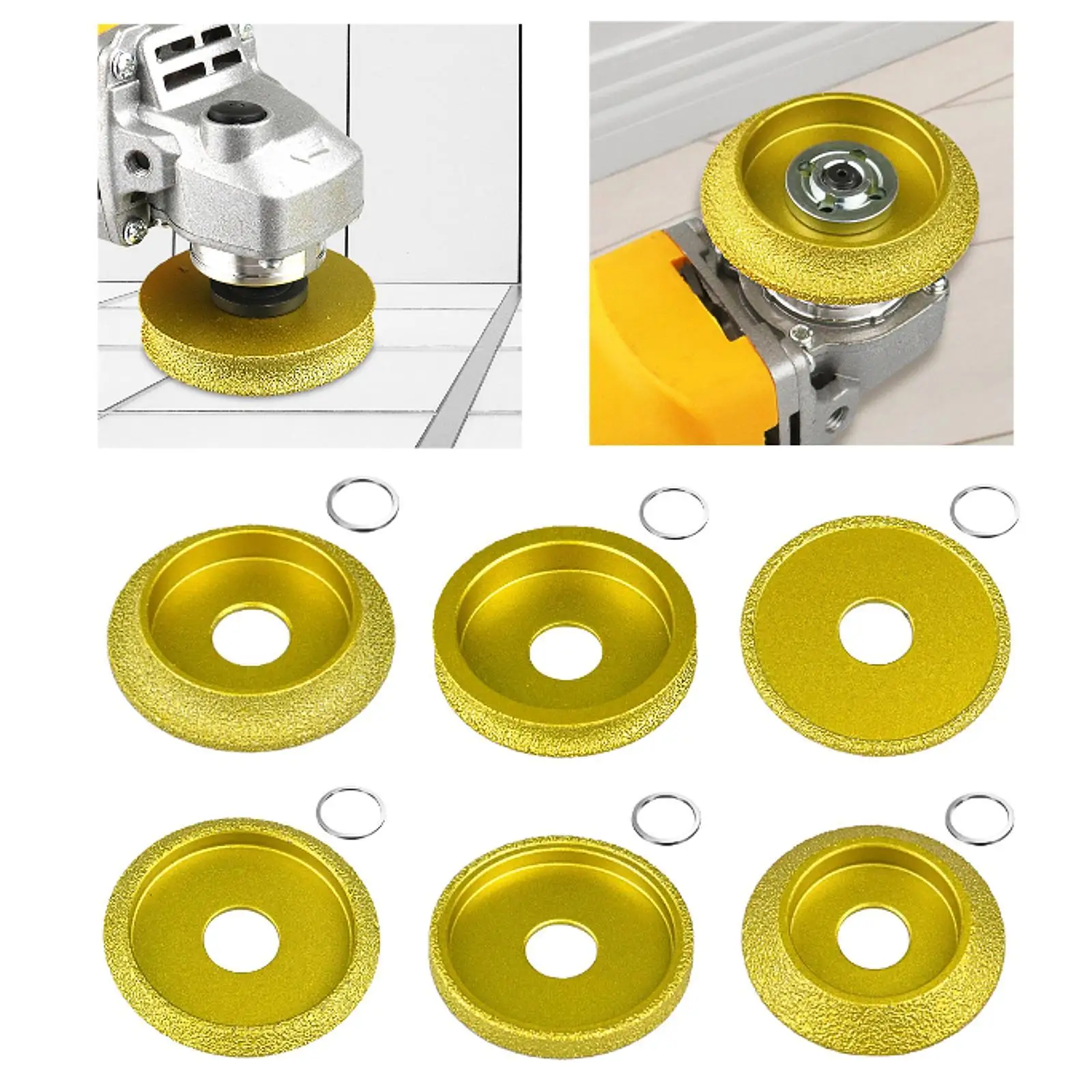 

Polishing Wheel Tool Diamond Grinding Wheel for Artificial Stone DIY Project Electric Drill Cleaning Rock Surface Angle Grinder