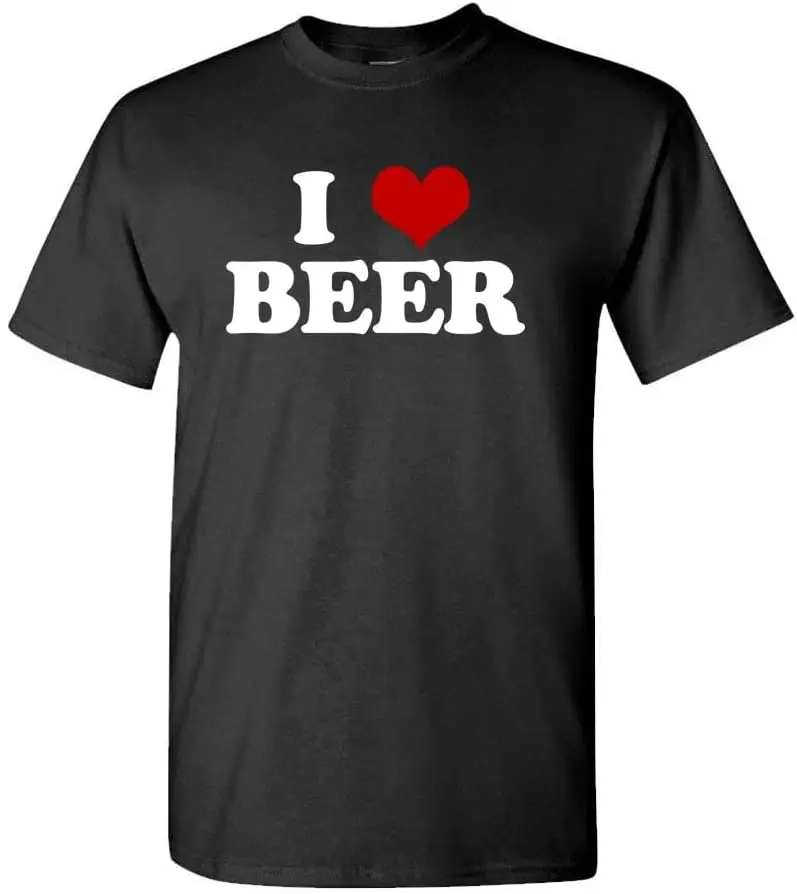 I Heart Beer Love Alcohol Brew Lager ALE - T-Shirt