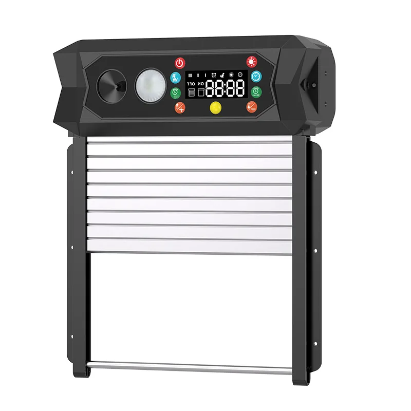 Solar chicken coop door automatic rolling shutter intelligent remote control pet door