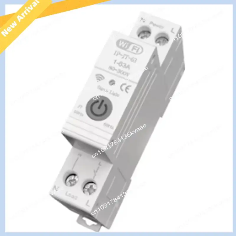 M01K Tuya Smart Circuit Breaker With Reclosing Timer Energy Meter KWH Monitor Overload Protect For Alexa