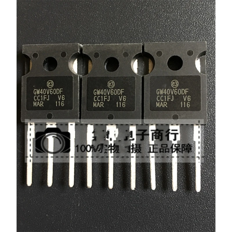 용접기 IGBT 전원 튜브, STGW40V60DF, GW40V60DF, TO-247, 40V60DF, 600V, 40A, 신제품 및 오리지널, 5 개-20 개