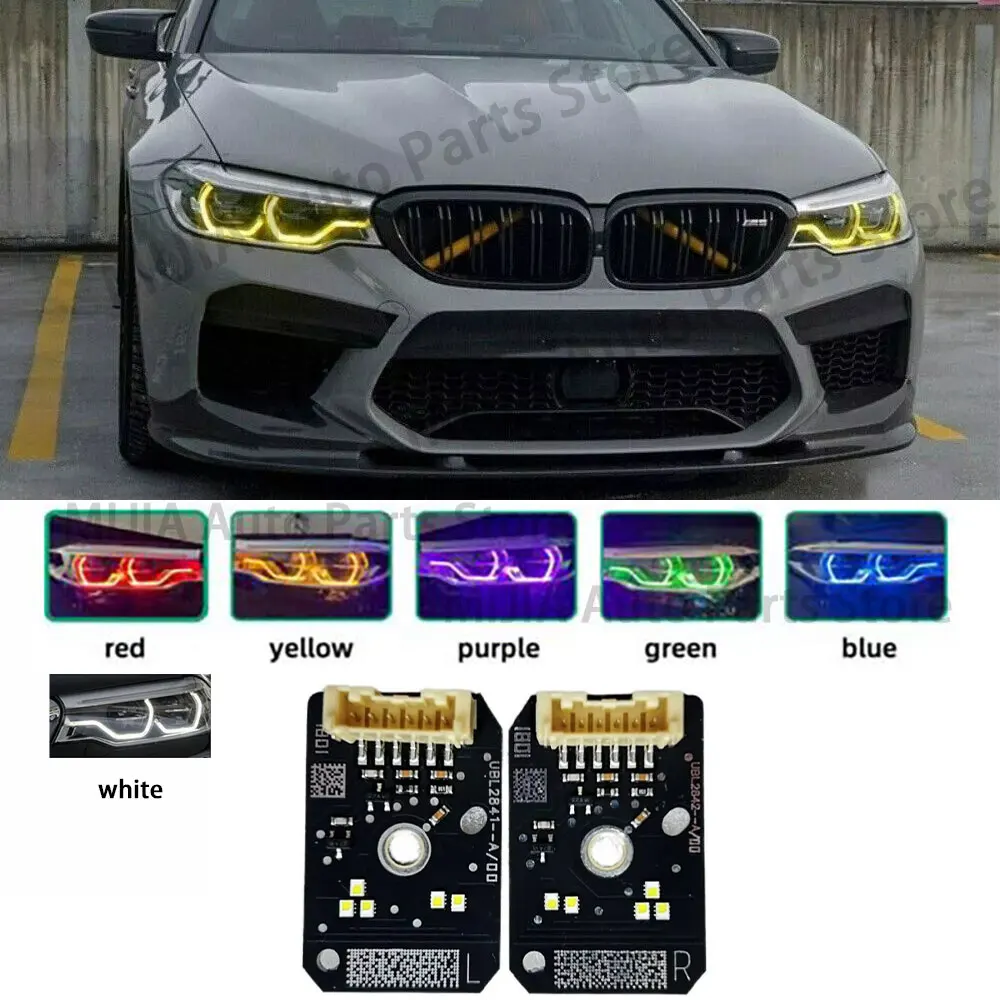 For 2017-2020 G30 G31 F90 BMW 5 Series M5 DRL LED Daytime Running Light Plate Adaptive Headlight Boards 63117214939 63117214940